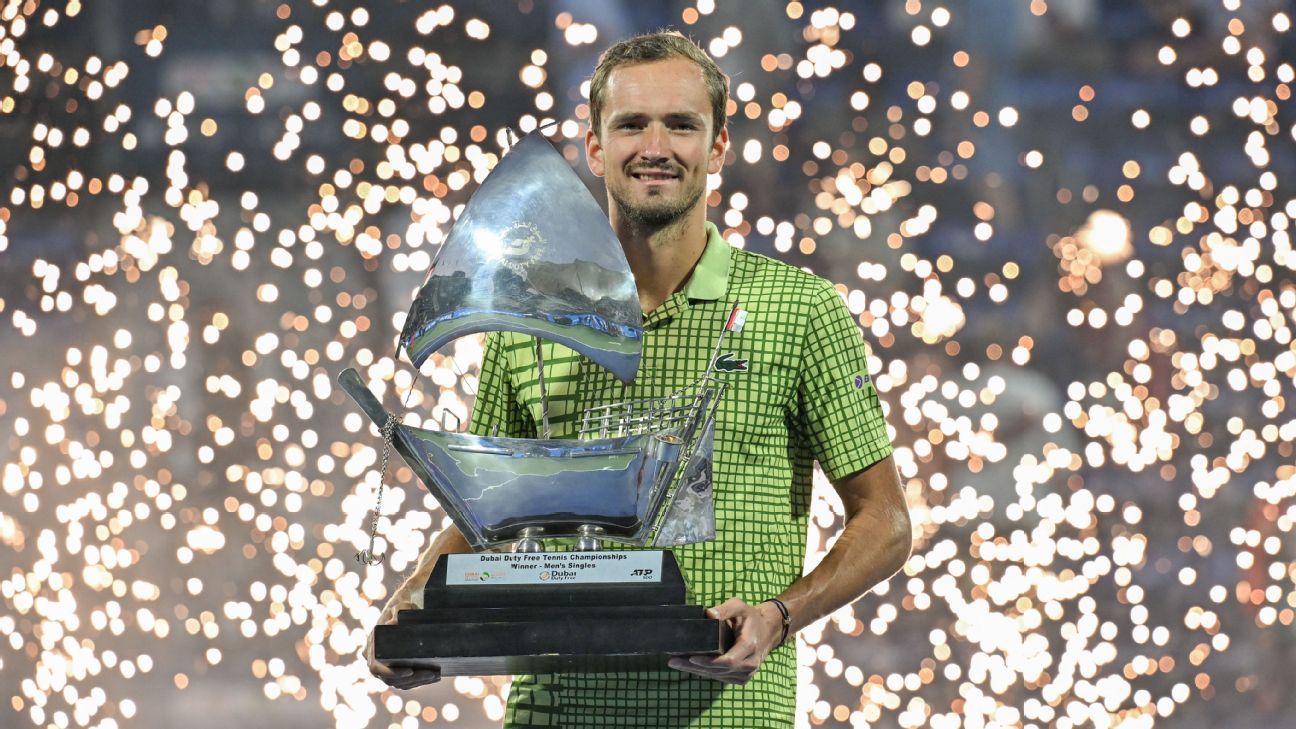 Medvedev Claims Dubai Title Following Griekspoor's Injury Withdrawal