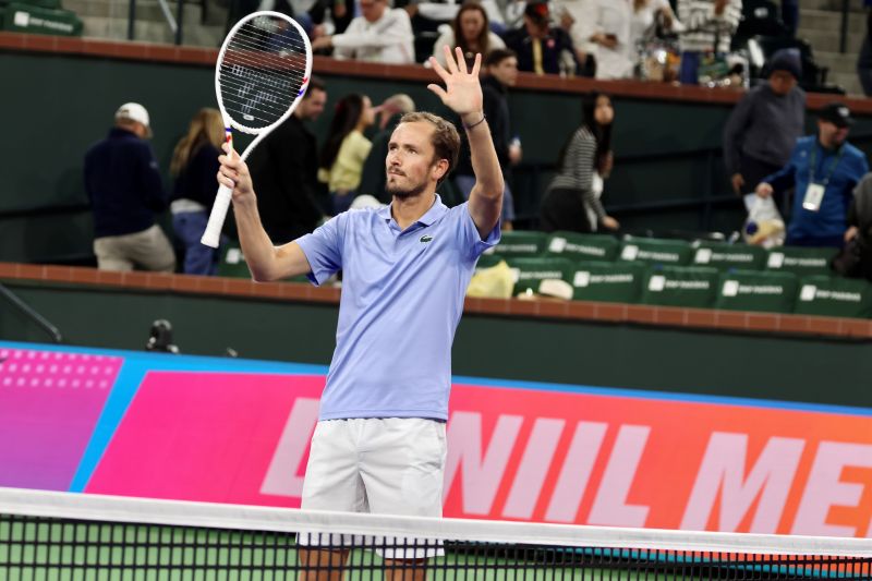 Medvedev Halts Alcaraz's Flawless Run, Advances to Third Indian Wells Final Against Sinner" - 10sBalls.com • TennisBalls.com