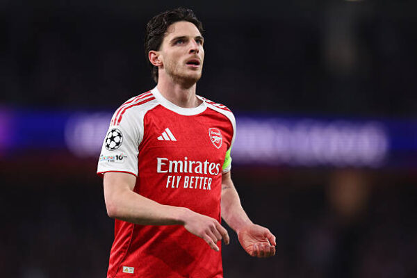 Declan Rice Responds Boldly as Arsenal Storm Into Champions League Semi-Finals!n