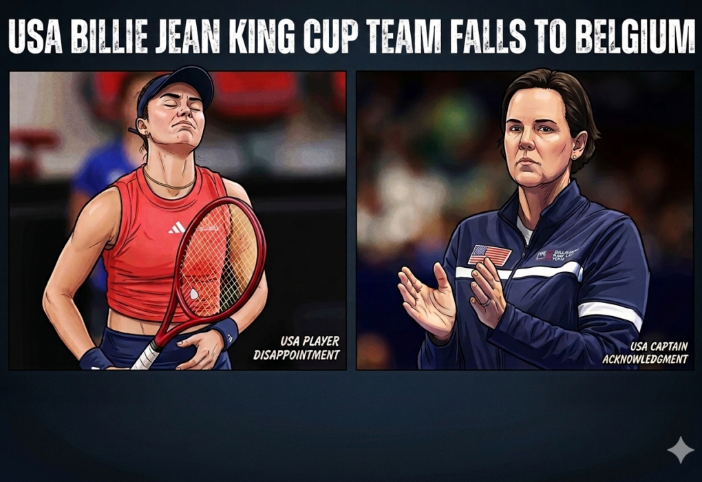 Iva Jovic Draws Comparisons to Pete Sampras and Jim Courier as Team USA, Missing Its Top Three Players, Suffers Defeat to Belgium in Billie Jean King Cup Opening Round