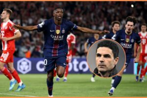 PSG's Thrilling 5-4 Victory Over Bayern: A Match for the Ages, but Arsenal Can't Help But Cringe at the Defensive Lapses!n