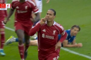 Virgil van Dijk's Last-Minute Heroics Propel Liverpool to Victory in Thrilling Merseyside Derby Against Evertonn