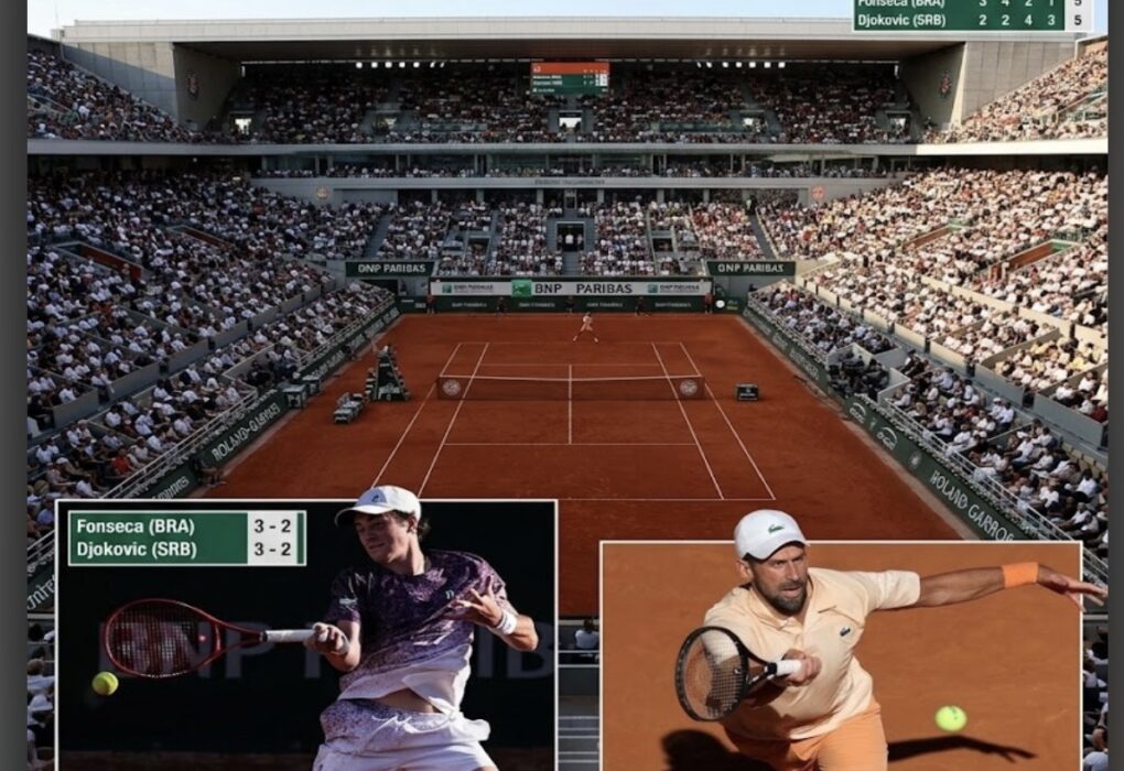 Joao Fonseca Shocks Novak Djokovic in Roland Garros Thriller: The Rising Star Triumphs Over the GOAT