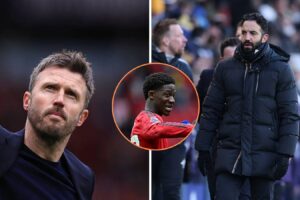 Kobbie Mainoo Calls Out Ruben Amorim While Celebrating Michael Carrick After Manchester United's Stunning Victory Over Liverpooln